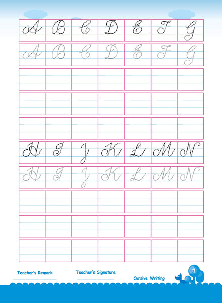 Cursive Writting Work Book – Edu Toys